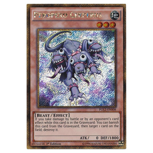 Yu-Gi-Oh! - Premium Gold - Return of the Bling - Peropero Cerperus (Gold Secret Rare) PGL2-EN008
