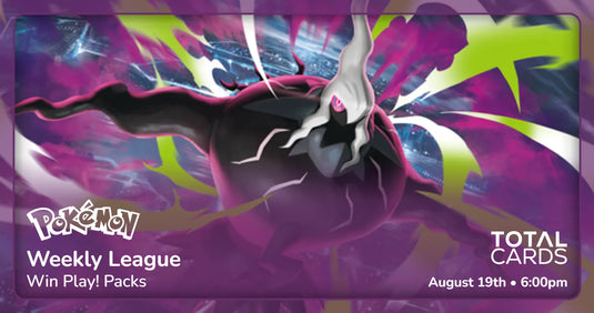 Pokémon - Weekly League Tournament - Wednesday 6pm (19/08/26)