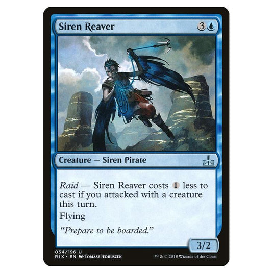 Magic The Gathering - Rivals Of Ixalan - Siren Reaver - 54/196