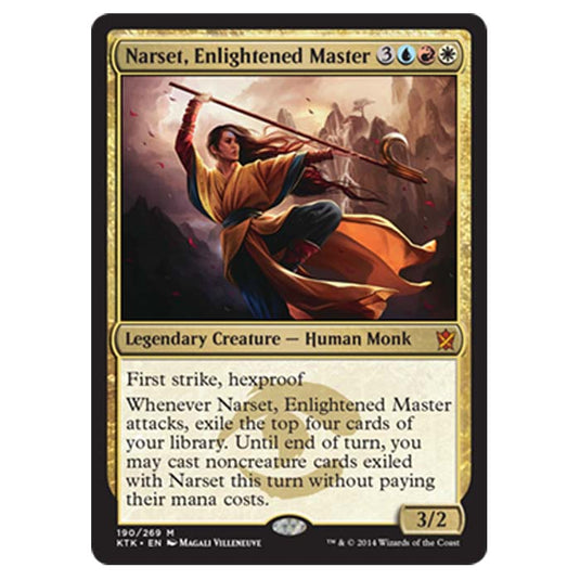 Magic the Gathering - Khans Of Tarkir - Narset Enlightened Master - 190/269