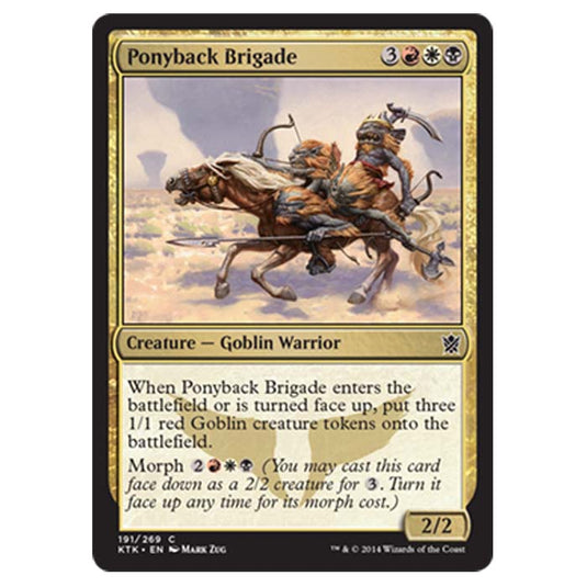 Magic the Gathering - Khans Of Tarkir - Ponyback Brigade - 191/269