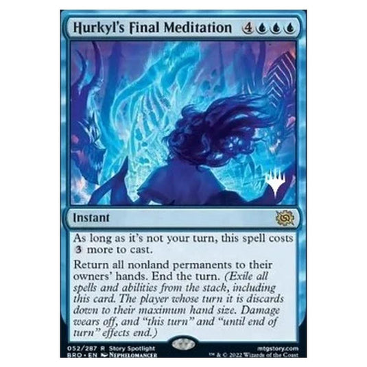 Magic The Gathering - The Brothers' War Promos - Hurkyl's Final Meditation - 052/287