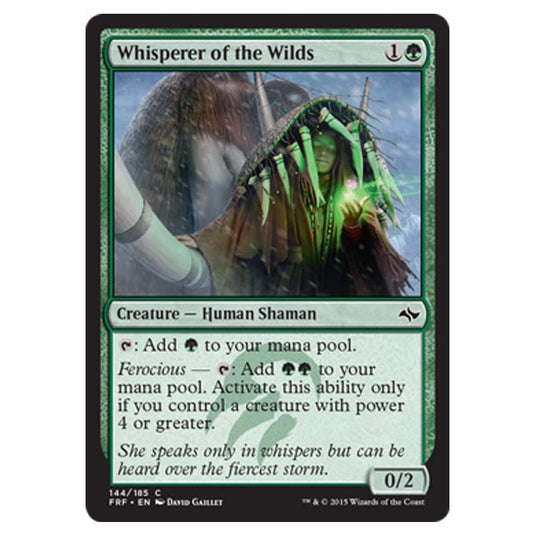 Magic the Gathering - Fate Reforged - Whisperer of the Wilds - 144/185 (Foil)