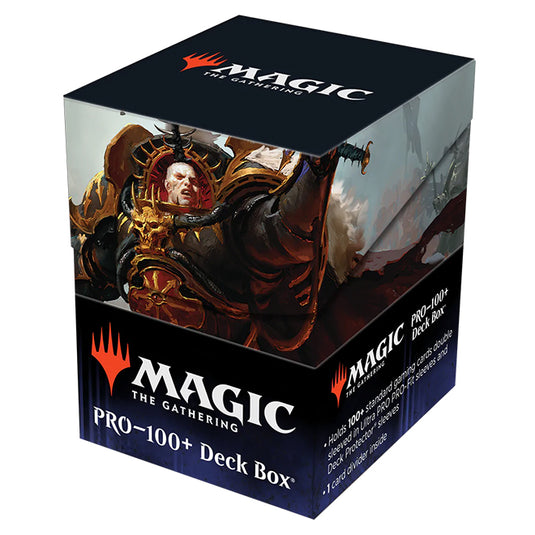 Ultra Pro - Magic the Gathering - Warhammer 40k Commander - 100+ Deck Box - Abaddon the Despoiler