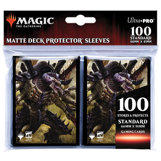 Ultra Pro - Magic the Gathering - Warhammer 40k Commander - Standard Sleeves (100 Sleeves) - The Swarmlord