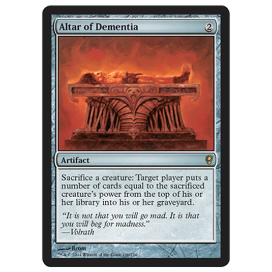 Magic the Gathering - Conspiracy - Altar of Dementia - 196/210