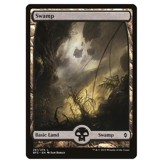 Magic The Gathering - Battle For Zendikar - Swamp - 261/274 (Foil)