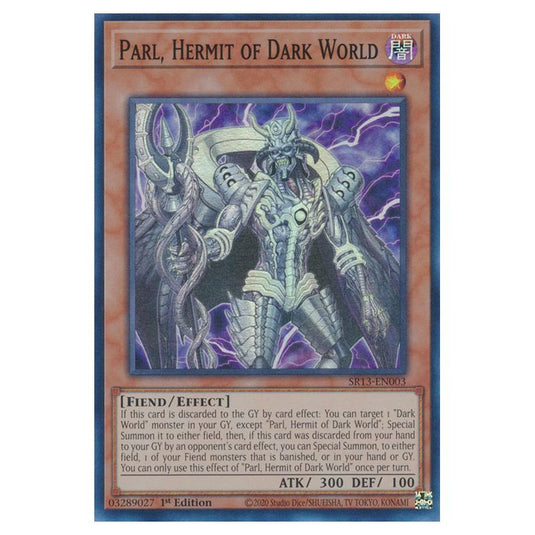 Yu-Gi-Oh! - Structure Deck - Dark World - Parl, Hermit of Dark World (Super Rare) SR13-EN003