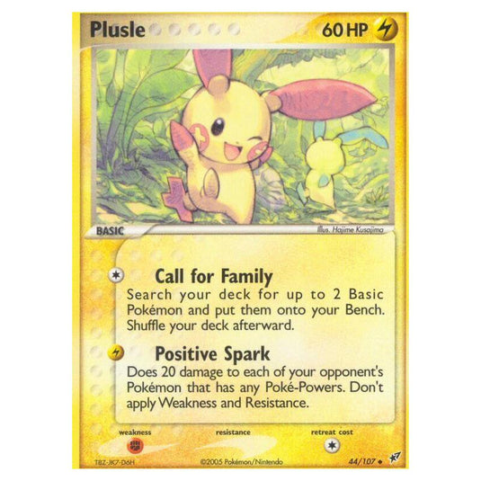 Pokemon - EX Deoxys - Plusle - 044/107