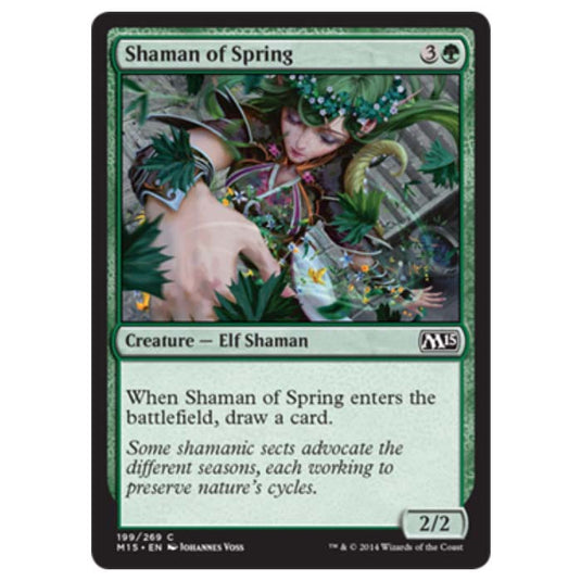 Magic the Gathering - M15 Core Set - Shaman of Spring - 199/269