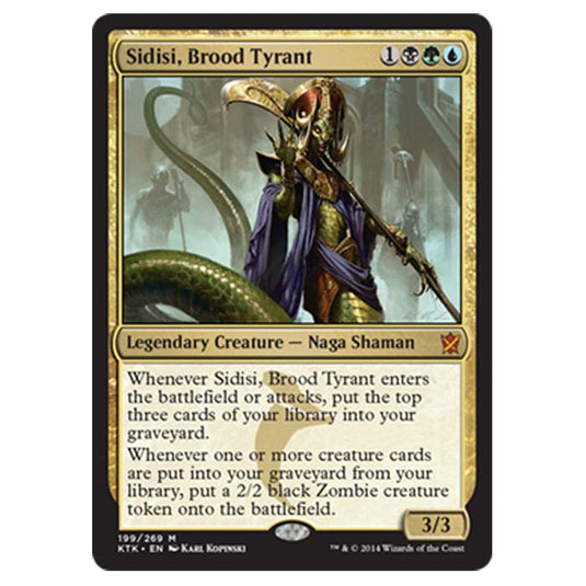 Magic the Gathering - Khans Of Tarkir - Sidisi Brood Tyrant - 199/269