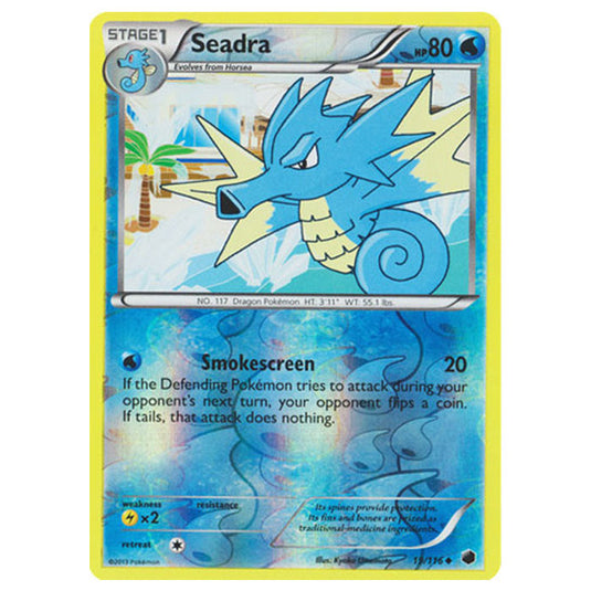 Pokemon - Black & White - Plasma Freeze - (Reverse Holo) Seadra - 19/116