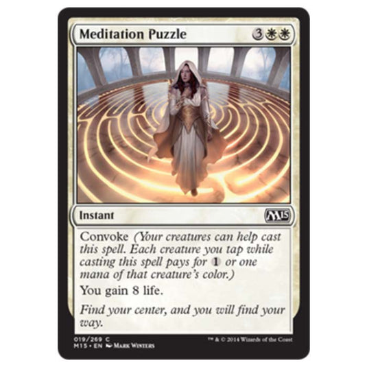 Magic the Gathering - M15 Core Set - Meditation Puzzle - 19/269