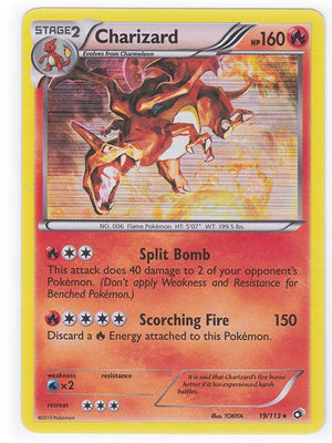 Pokemon - Black & White - Legendary Treasures - Charizard - 19/113