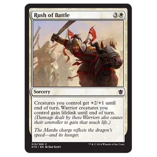 Magic the Gathering - Khans Of Tarkir - Rush of Battle - 19/269