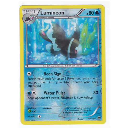 Pokemon - XY Phantom Forces - (Reverse Holo) - Lumineon - 19/119