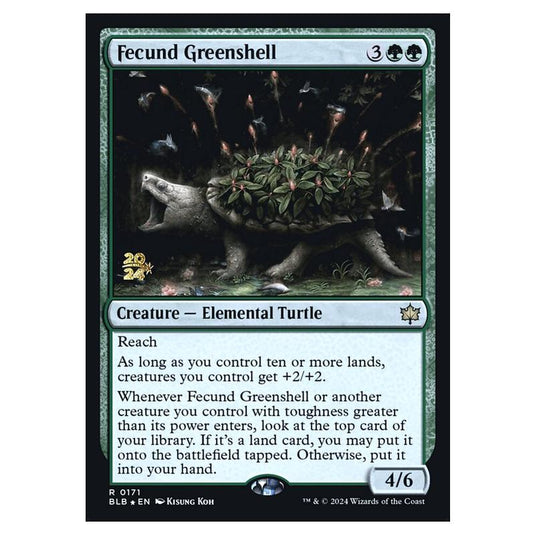 Magic The Gathering - Bloomburrow Promos - Fecund Greenshell - 171s (Foil)