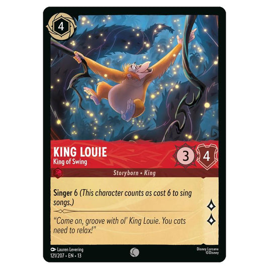 Lorcana - Attack of the Vine - King Louie - King of Swing (Common) - 121/207