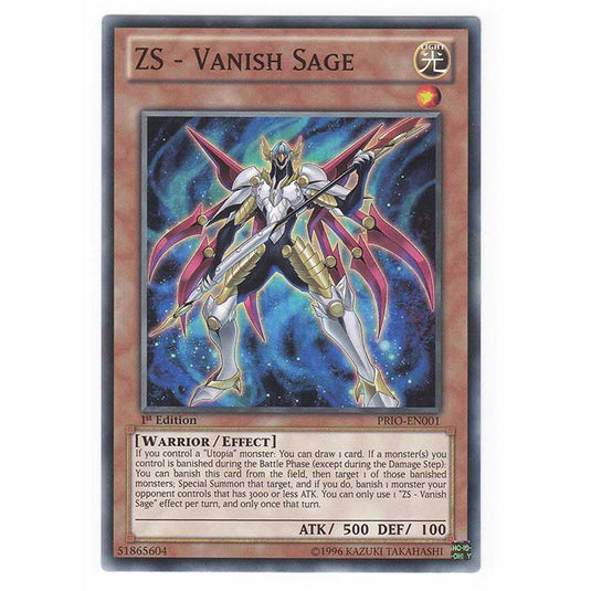 Yu-Gi-Oh! - Primal Origin - ZS - Vanish Sage - 1/99