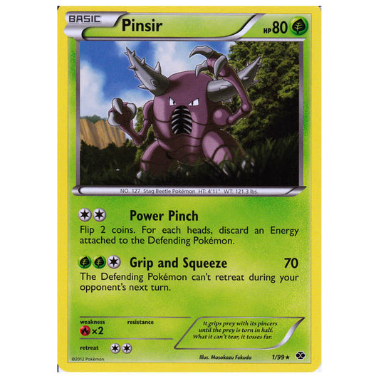 Pokemon - Black & White - Next Destinies - Pinsir 1/99