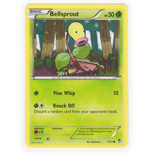 Pokemon - XY Furious Fists - Bellsprout - 1/111