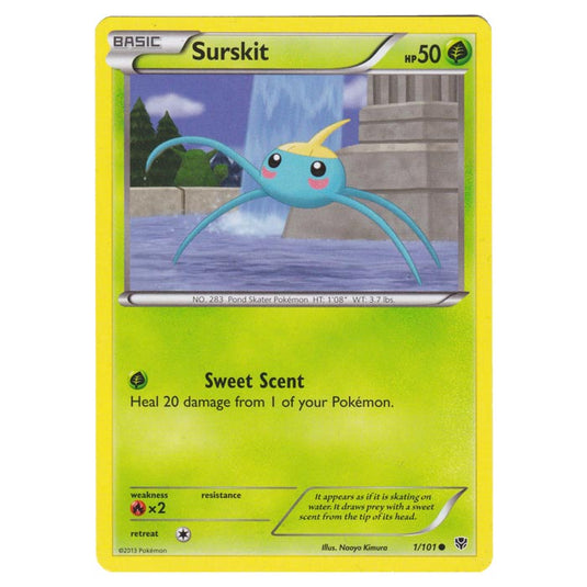 Pokemon - Black & White - Plasma Blast - Surskit - 001/101