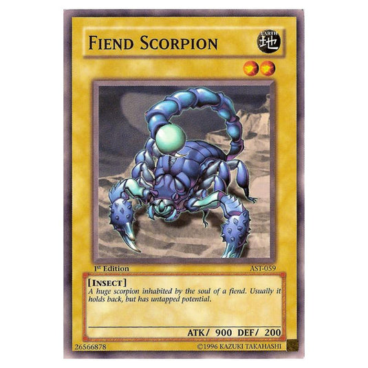 Yu-Gi-Oh! - Ancient Sanctuary - Fiend Scorpion (Common) AST-059