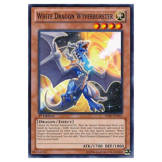 Yu-Gi-Oh! - Shadow Specters - White Dragon Wyverburster (Common) SHSP-EN093