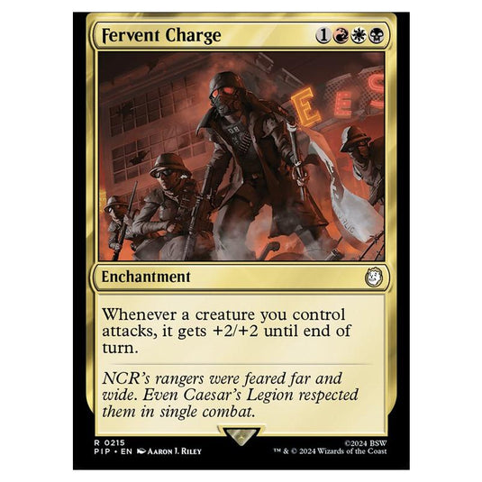 Magic The Gathering - Universes Beyond - Fallout - Fervent Charge - 0215