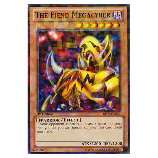 Yu-Gi-Oh! - Battle Pack 2 - War of the Giants - The Fiend Megacyber (Mosaic Rare) BP02-EN009