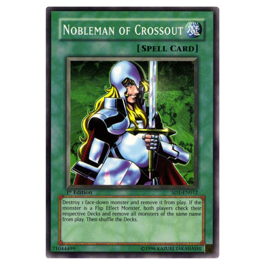 Yu-Gi-Oh! - Structure Deck - Dragon\\'s Roar - Nobleman of Crossout (Common) SD1-EN012