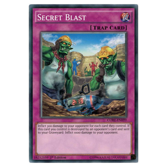 Yu-Gi-Oh! - Clash of Rebellions - Secret Blast (Common) CORE-EN099