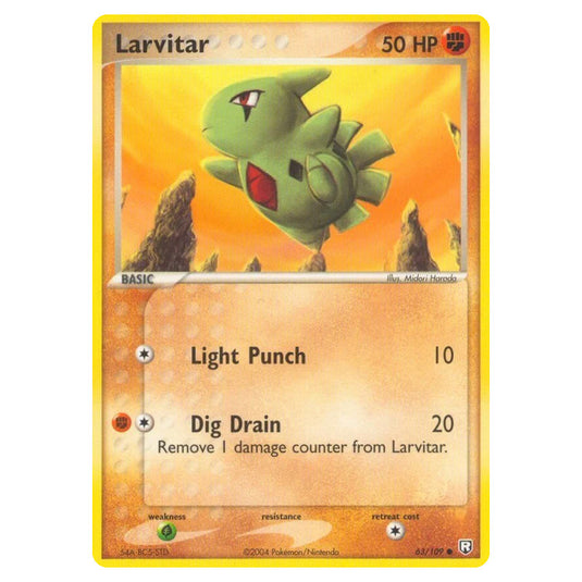 Pokemon - EX Team Rocket Returns - Larvitar - 063/109