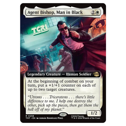 Magic The Gathering - Teenage Mutant Ninja Turtles - Agent Bishop, Man in Black - 0258