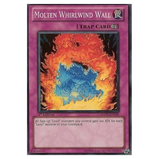 Yu-Gi-Oh! - Hidden Arsenal 5 - Steelswarm Invasion - Molten Whirlwind Wall (Super Rare) HA05-EN030