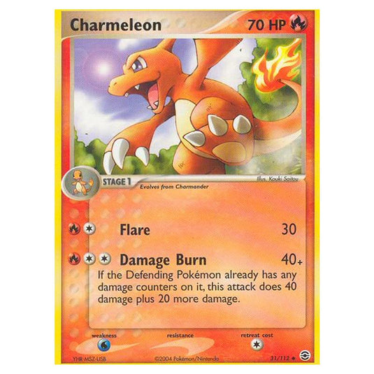 Pokemon - EX Series - FireRed & LeafGreen - Charmeleon - 31/112