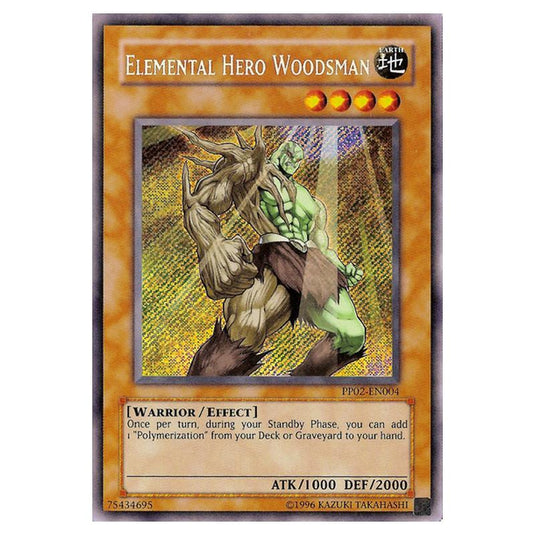 Yu-Gi-Oh! - Premium Pack 2 (TCG) - Elemental HERO Woodsman (Secret Rare) PP02-EN004