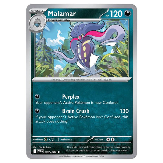 Pokemon - Mega Evolution - Pitch Black - Malamar - 052/084