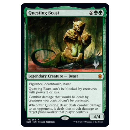Magic The Gathering - Throne of Eldraine Promos - Questing Beast - 171/269