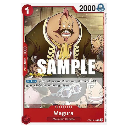 One Piece - OP-02: Paramount War Promos - Magura - OP02-016