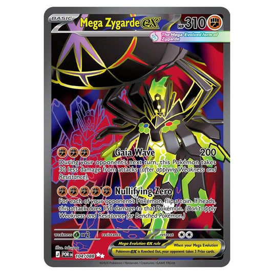 Pokemon - Mega Evolution - Perfect Order - Mega Zygarde ex - 104/088