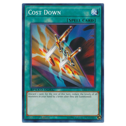 Yu-Gi-Oh! - Speed Duel Starter Decks - Ultimate Predators - Cost Down (Common) SS03-ENA20