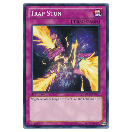 Yu-Gi-Oh! - Cyber Dragon Revolution Structure Deck - Trap Stun (Common) SDCR-EN032