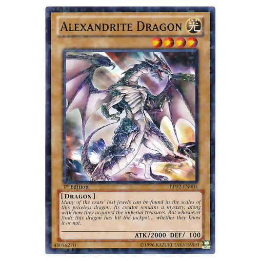 Yu-Gi-Oh! - Battle Pack 2 - War of the Giants - Alexandrite Dragon (Mosaic Rare) BP02-EN004