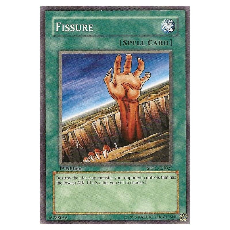 Yu-Gi-Oh! - Spellcaster's Command Structure Deck - Fissure (Common) SD