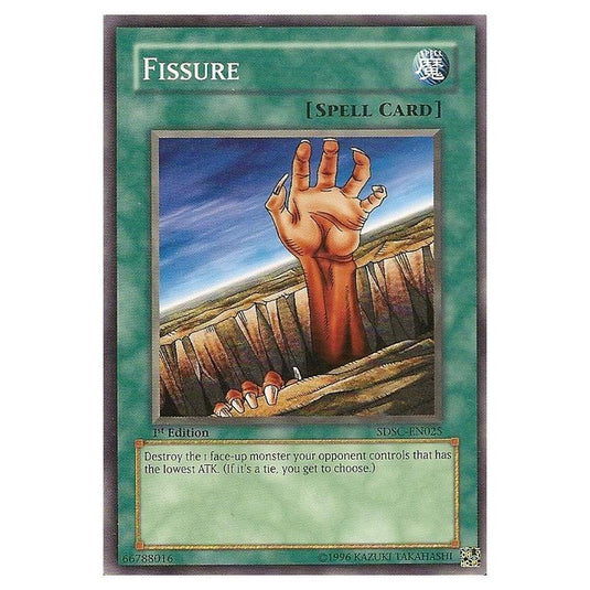 Yu-Gi-Oh! - Spellcaster's Command Structure Deck - Fissure (Common) SDSC-EN025