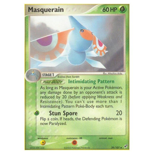 Pokemon - EX Deoxys - Masquerain - 039/107