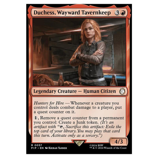 Magic The Gathering - Universes Beyond - Fallout - Duchess, Wayward Tavernkeep - 0057