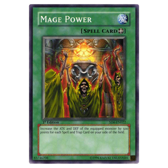 Yu-Gi-Oh! - Structure Deck - Spellcaster's Judgment - Mage Power (Common) SD6-EN022