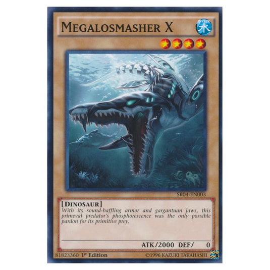 Yu-Gi-Oh! - Dinosmasher\'s Fury Structure Deck - Megalosmasher X (Common) SR04-EN003